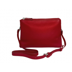 Oxhide Sling Bag - Ella - Top Grain Leather -Oxhide J0064 RED