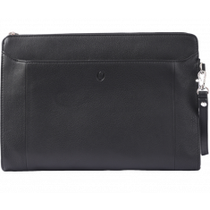 Leather Laptop sleeve - Clutch Bag- Laptop case with Handle- Laptop Case Leather- Oxhide SDB7/SDB8 BLACK
