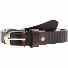Belt Women 25mm width- Plus Size Women belt in Full Grain Leather - Ladies Leather Belt in Brown Color - Oxhide LB8 25mm