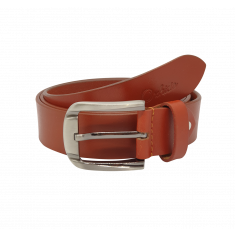 Casual Tan Leather Belt for Men
