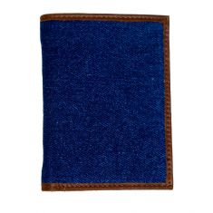 Men's Short Style Canvas Leather Folding Small Wallet Youth Boys Students Children Fashion Brand -CN01 Oxhide