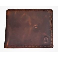 Men Wallet with Coin Compartment- Full Grain Leather Wallet - Bifold Wallet -BROWN Wallet -  ER03 Oxhide