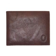 Leather slim Wallet For Men - Minimalist Bifold Wallet - Full Grain Leather Wallet  -Oxhide J0003CC BRN