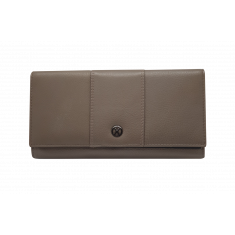 Leather Wallet Women - Lady Long Wallet - Cow Leather Wallet for Women - Leather Wallet With 18 Card slots - Oxhide J0013