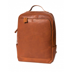 Leather Backpack - Full Grain Leather Backpack - Leather Rucksack - Leather Laptop Backpack for Men  - Backpack Vintage Oil Leather Brown - Oxhide VINLL08