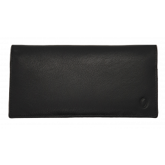 Long Leather Wallet for Men - Genuine Leather Wallet - Black Wallet - Men Long Wallet with Zip - 4424 Oxhide