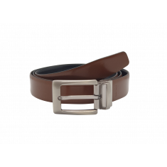 Spanish Leather Brown Reversible Belt