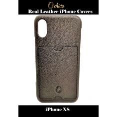 iPhone Leather Case - iPhone Cover made of real leather - iPhone XS Cover with Card Holder - Oxhide