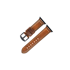 Leather Apple watch strap Yellow Brn Designer 38,40,41 / 42,44,45 mm - OXHIDE