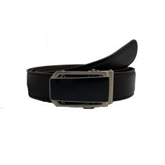  Ratchet Leather Belt - Branded Leather Belt for Men - Belts with exclusive buckles - Belts for Evening Wear - Auto Lock Brown Belt - ABB4D Oxhide
