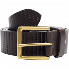 Brown Casual Leather Belt Men - Full Grain Leather Belt - Leather Belt Men For Jean - Brown Leather Belt  - Wide Leather Belt 38mm- BLC1 Oxhide Brown