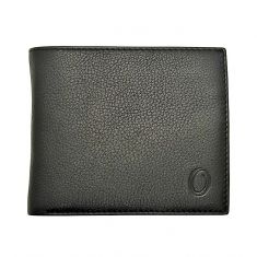 Oxhide Leather Wallet with Coin Pouch and Zip Pocket - Oxhide J0009NL