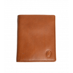 Oxhide Compact wallet in Vintage Leather in Brown colour -OXHIDE J0061 BROWN 