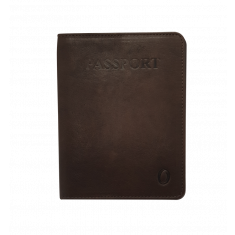 Leather Passport Holder - Passport Cover Leather - Leather Passport Case - Passport Pouch - Oxhide 4055 - BROWN