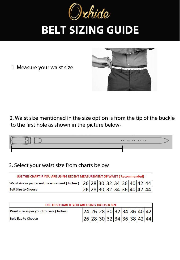 belt size guide